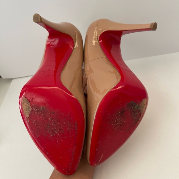 Christian Louboutin Heel Pump Beige Heel Size42 11.5 US - Picture 11 of 12